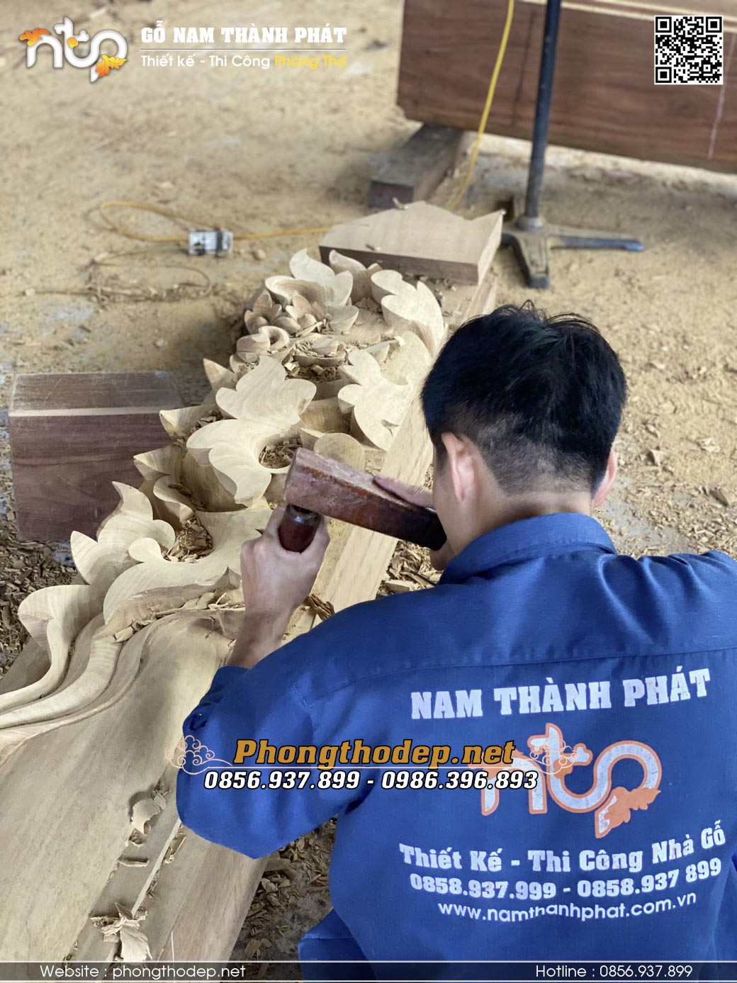 Gia công cấu kiện tại xưởng mộc Nam Thành Phát